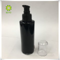 meistverkaufte leere glänzende schwarze Pumpenkappe Shampoo Glas Kosmetik Glas Flasche